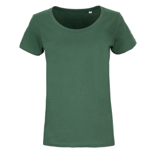 Bottle Green Truck Ladies T-Shirt