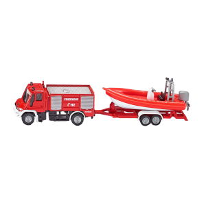 Unimog Fire engine with boat