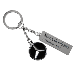 Starlight-h Schnalle Doppel Mercedes-Benz Weizen Auto Auto Logo Metall  Schlüsselschließe Schlüsselanhänger Kettenring