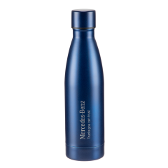 Vakuumflasche aus Edelstahl - Blau