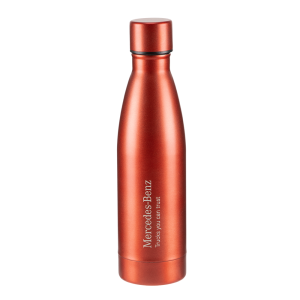 Vakuumflasche aus Edelstahl - Rot