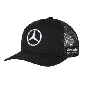 Casquette noire camionneur