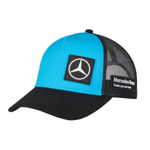 Gorra de rejilla azul