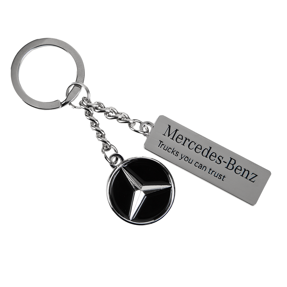 Mercedes Schlüsselanhänger silber 
